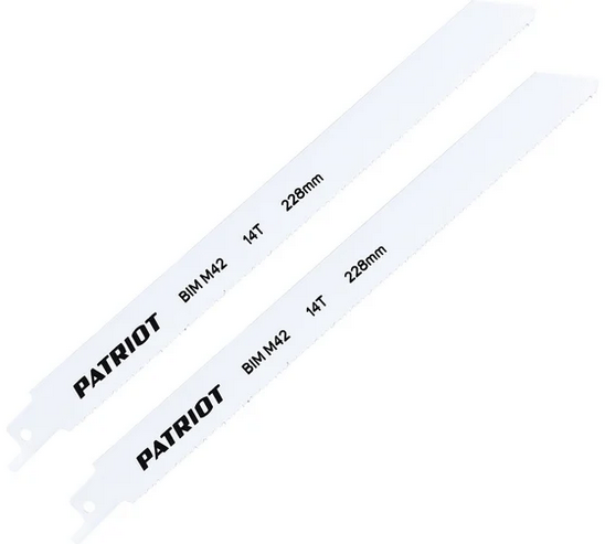 Screenshot 2024-08-09 at 14-49-36 Полотно пильное по металлу (2 шт 228х19х0.92 мм 14TPI) для сабельной пилы PATRIOT 814010512