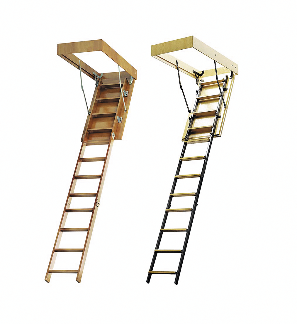 Лестница чердачная ЧЛ-3 комбинированная 600х1200 L-2800мм