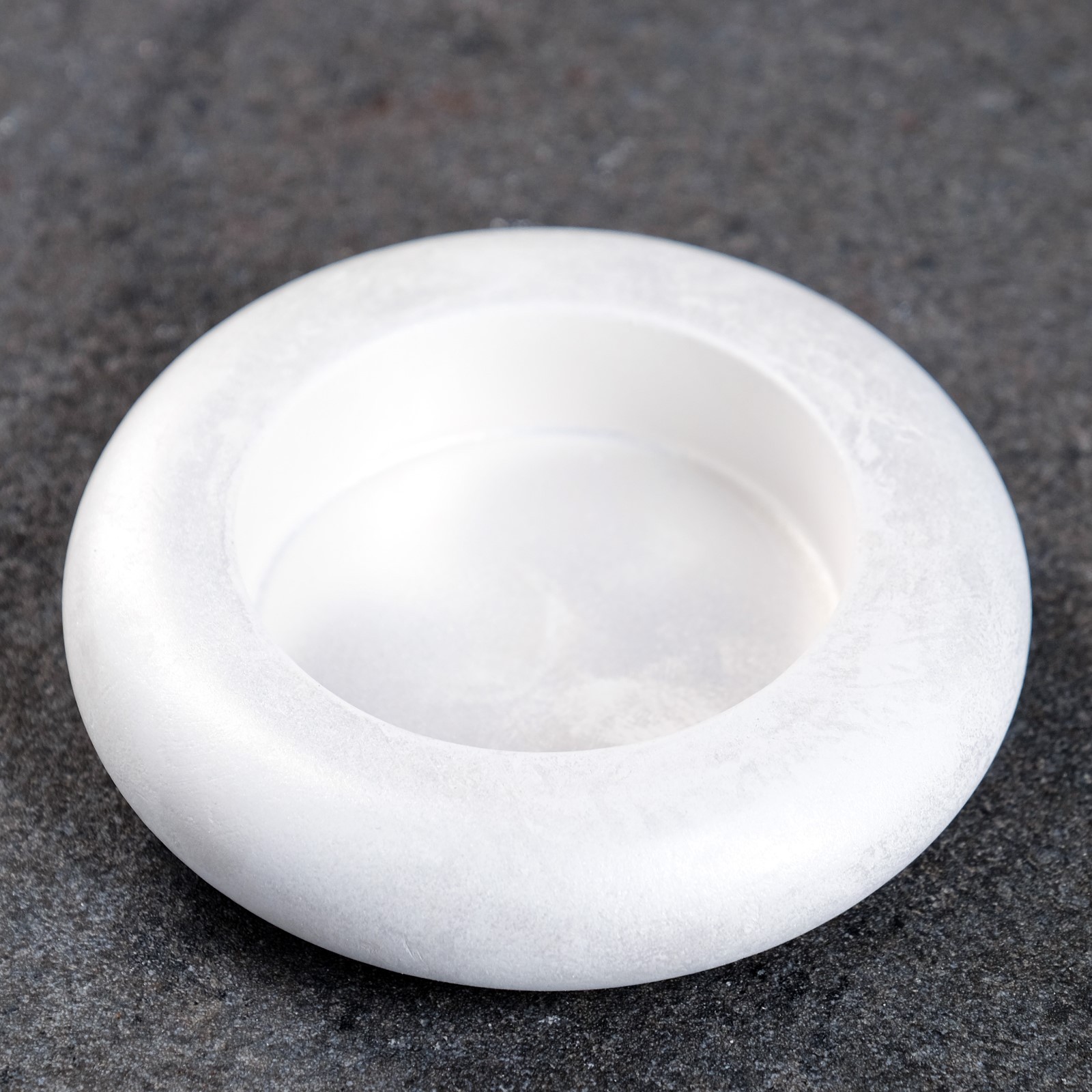 Подсвечник Круг цвет перламутр