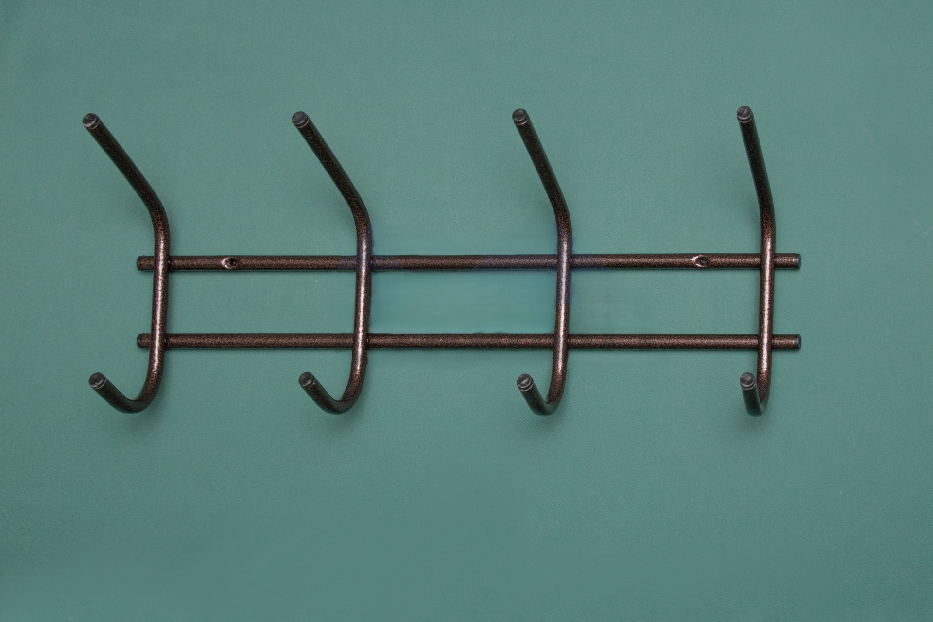 1204 Вешалка для одежды 4 крючка (антик медь)