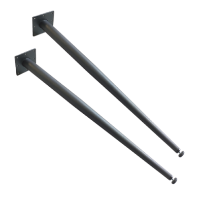 792614488 Опора мебельная конусная LAKSI черный матовый,2шт