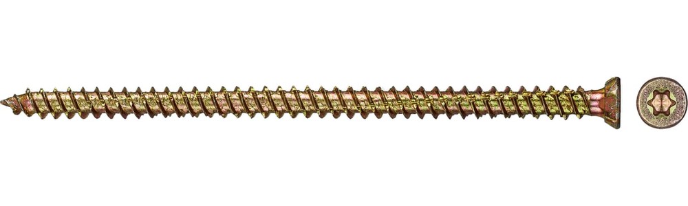 3-0010211 Шуруп по бетону 7,5 x132мм (4 шт) - пакет СФ