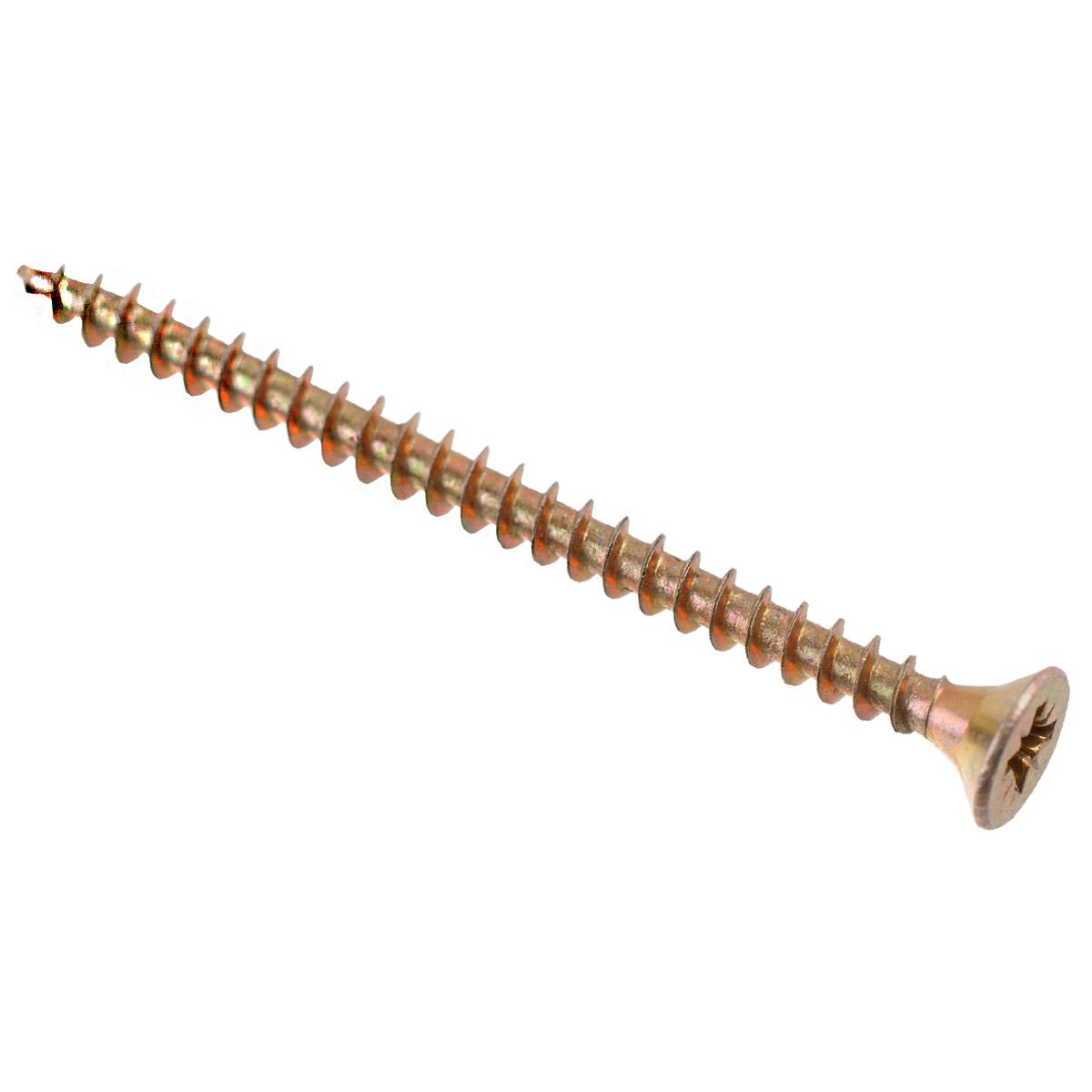 032331 Саморез ШУ 60х4,5 универ., желтый цинк (7 шт) - пакет Э