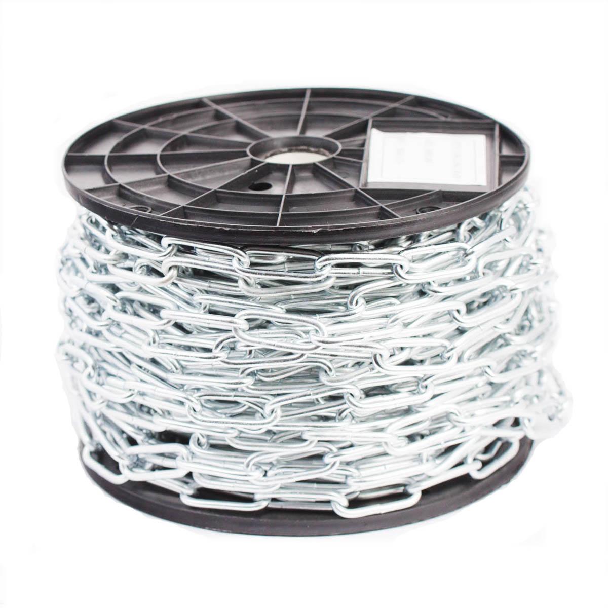 7-0020270 Цепь длиннозвенная LLC, DIN 763, оцинк., d  8мм Э