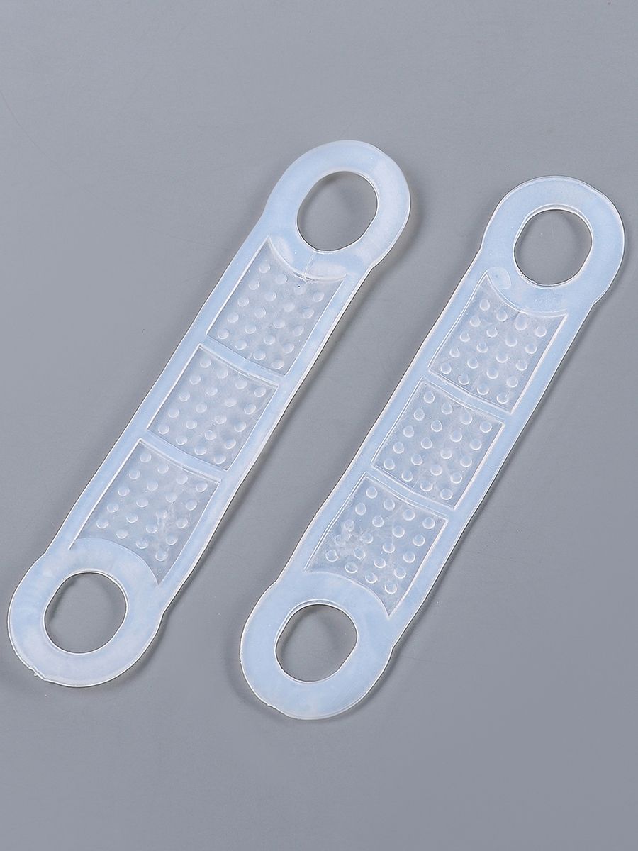 4077210 Накладки силиконовые, антискользящие для вешалок, 10х2,2 см