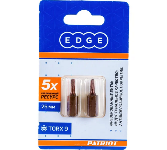 Screenshot 2024-09-19 at 16-28-16 Бита (2 шт T9 25 мм) EDGE by PATRIOT 818010016