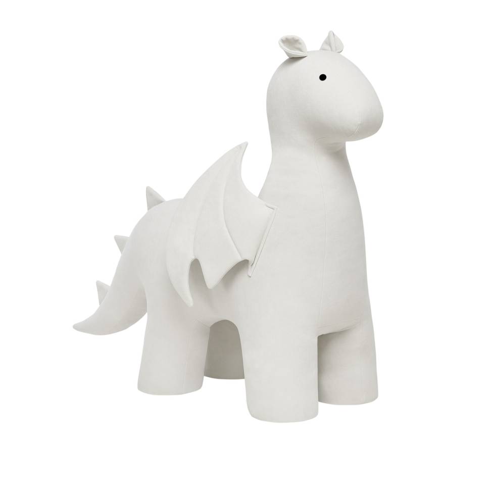 4687204273650 Пуф Leset Dragon (ткань Omega 30) цвет белый