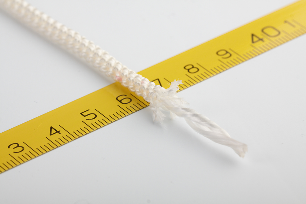 20155 Фал капроновый д  8 мм, 20 м (ПА 8-прядный с сердечником)