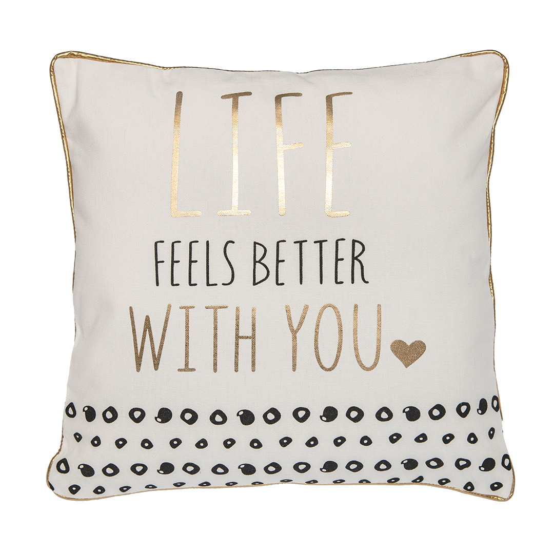 NGB_39 Подушка декоративная, белая 42х42 см.