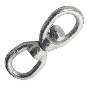 7-0017060 Вертлюг петля-петля оцинк. 10мм (1 шт) Э