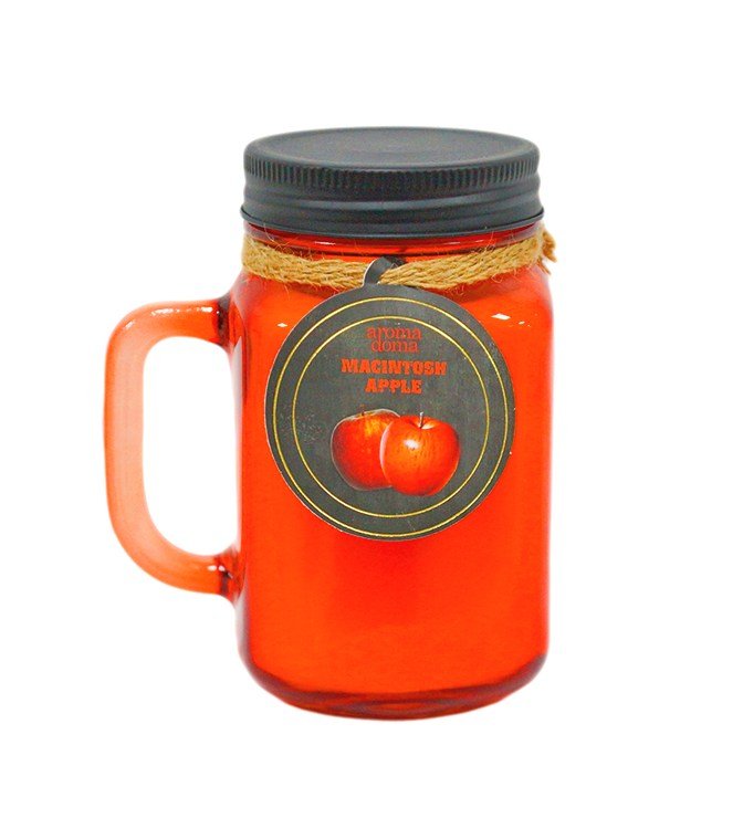 Свеча Mason jar Яблоко Макинтош 6,5х6,8х13,3см