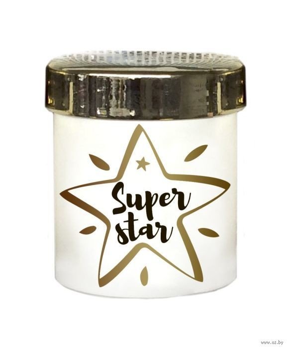 79911 Шкатулка декоративная Супер Звезда из фарфора 8х8х9см
