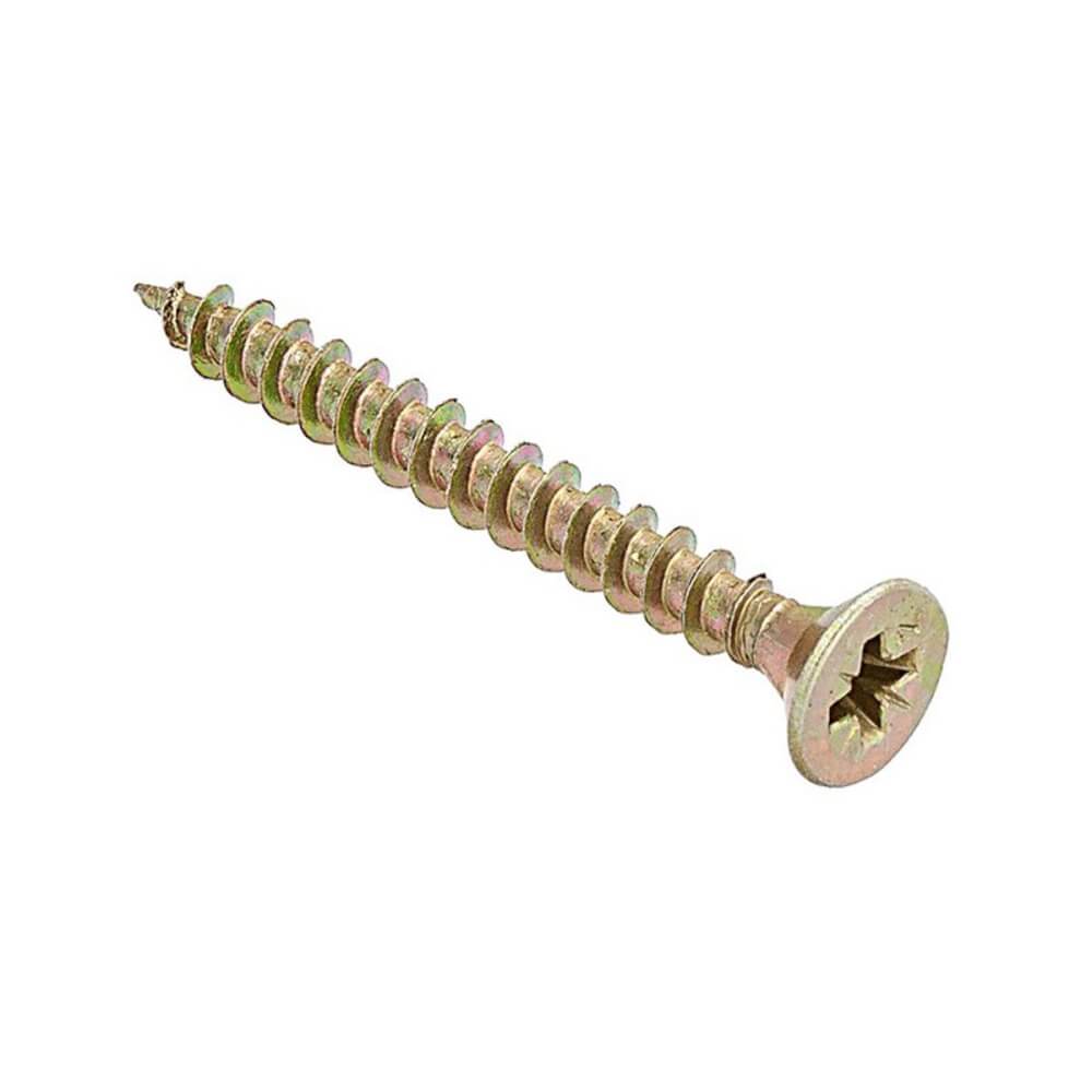 076181 Саморез ШУ 25х5,0 универ., желтый цинк (200 шт) - коробка с ок. Э