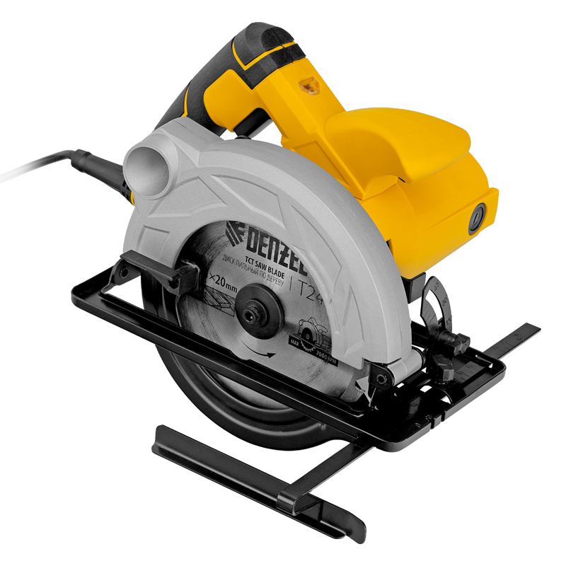 27301 Пила циркулярная CS-165, 1200 Вт, 165 мм Denzel