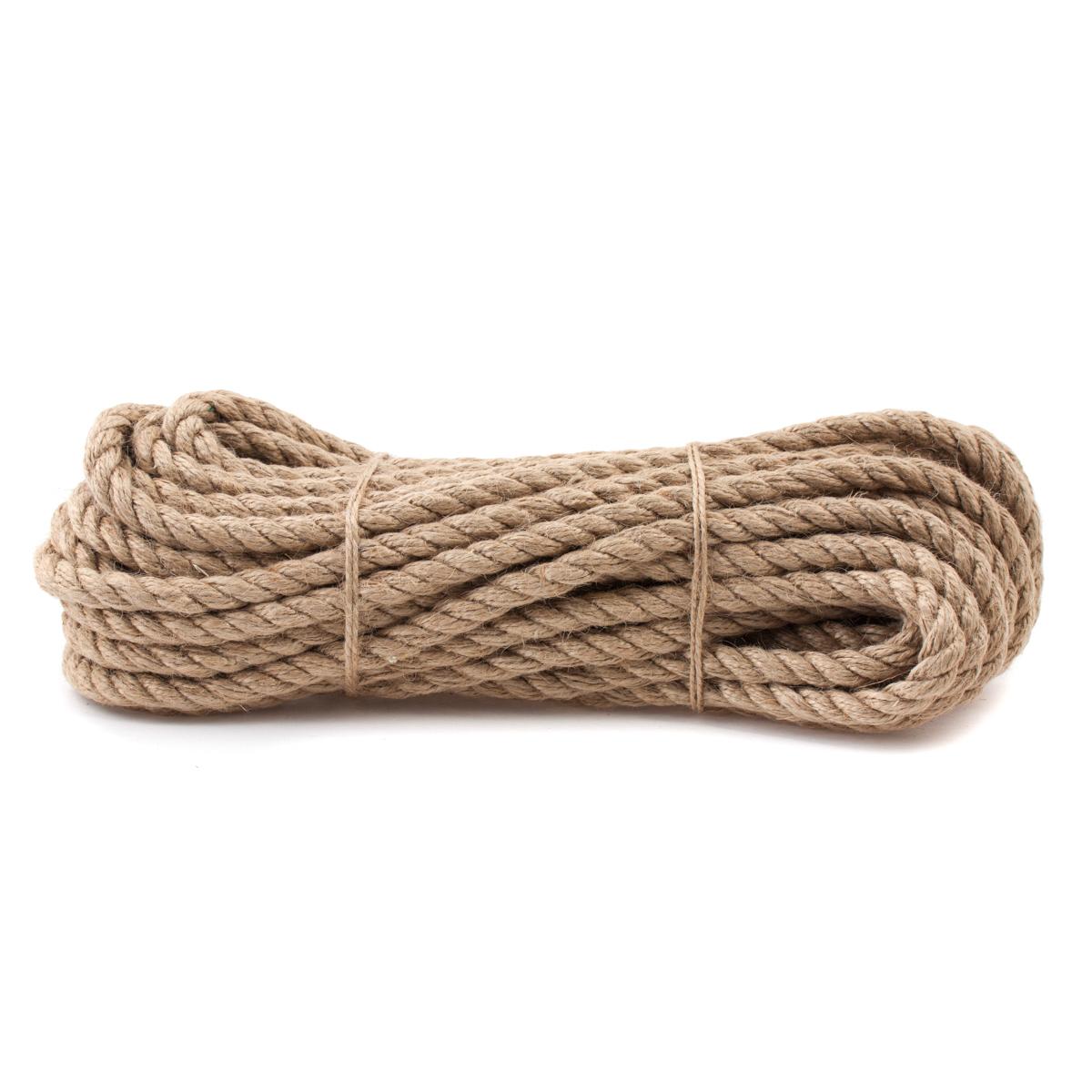 219620 Канат джутовый крученый 10мм (15м) 442 кгс Э