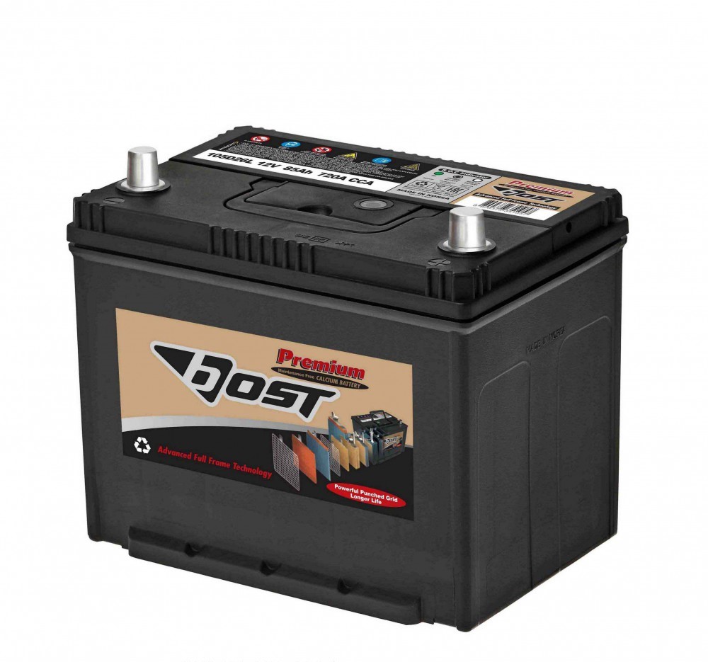 105D26L BOST Аккумуляторная батарея 105D26L 85Ah CCA 720 BOST PREMIUM MF CALCIUM BATTERIES