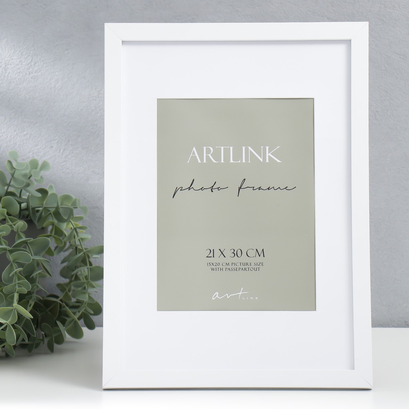 9335837 Фоторамка МДФ Ellis 21x30 см, цвет белый