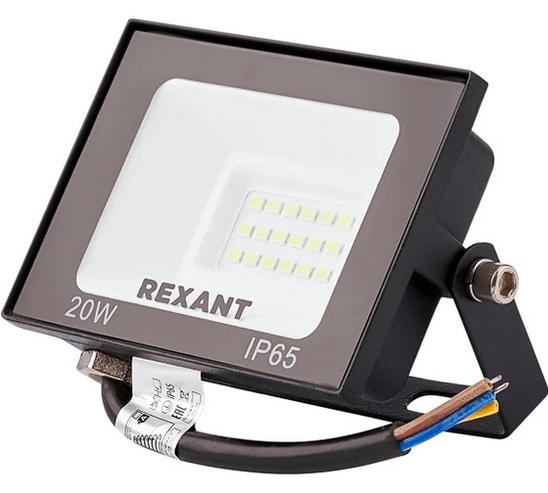 Screenshot 2024-10-16 at 16-34-52 Светодиодный прожектор REXANT LED 20 Вт 1600 Лм 4000 K черный корпус 605-029