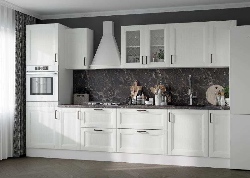 Кухня Винтаж 3,4м в цвете Сосна белая