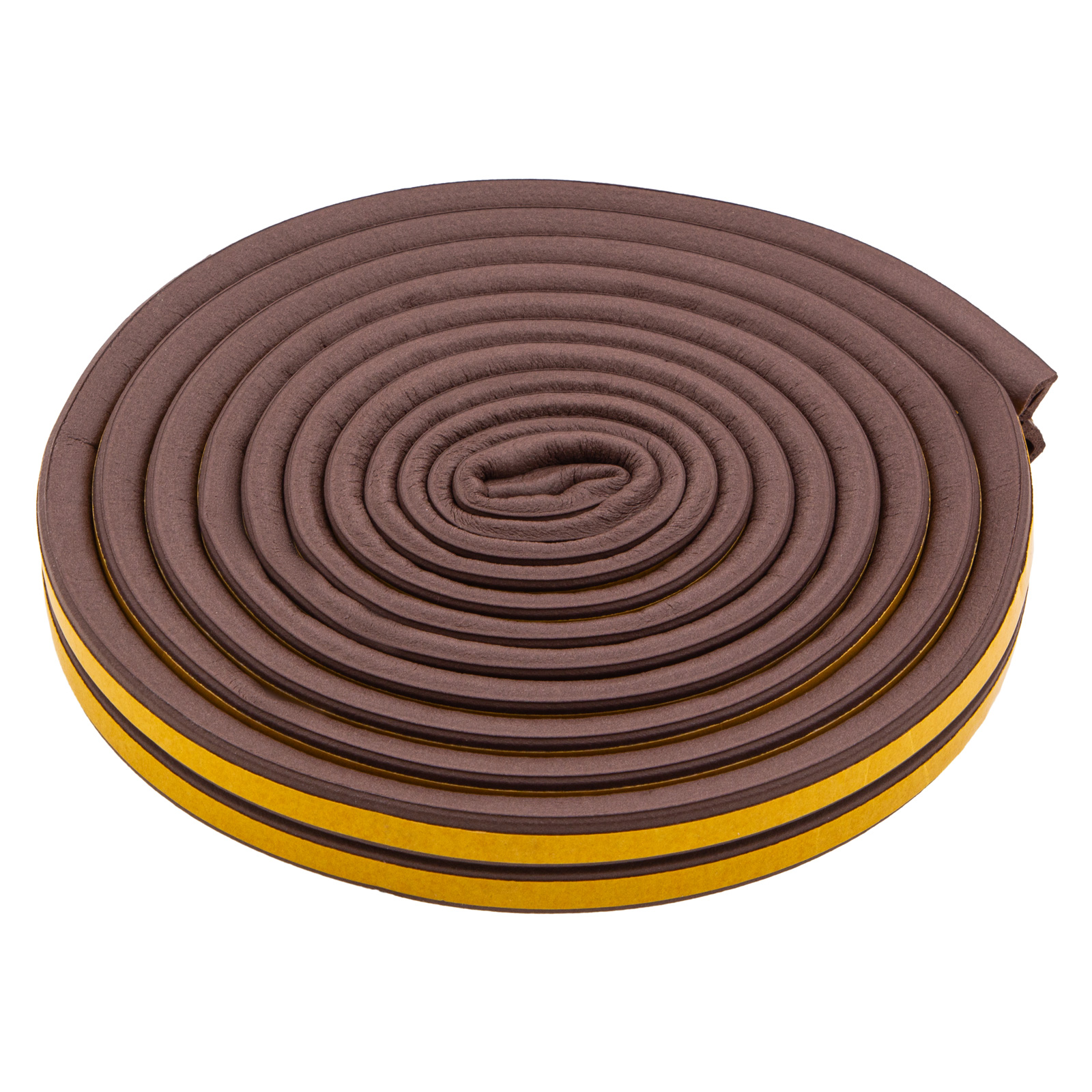 Уплотнитель, 6 м, профиль D, коричневый, Россия Сибртех