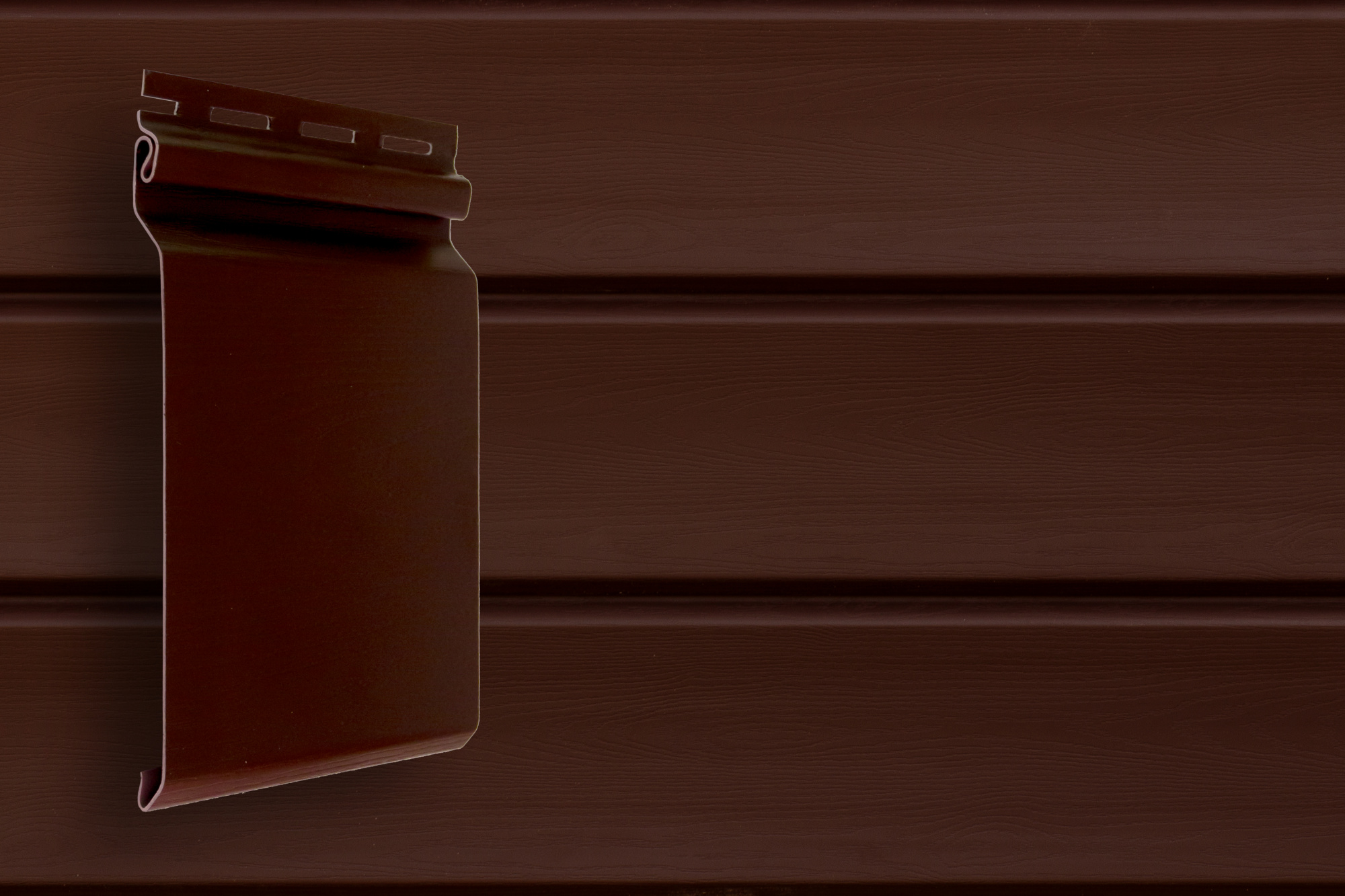 Сайдинг виниловый Grand Line 3000x203мм темный дуб