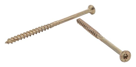 555290 Шуруп 8х100мм самонарезающий по дереву потай (2шт)-пакет Э