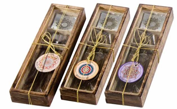 663015 Ароматический набор KARMA SCENTS Палочки 30шт., конусы 10 шт, подставка