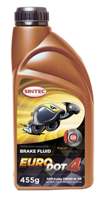 800772 Тормозная жидкость Sintec EURO DOT-4 455г