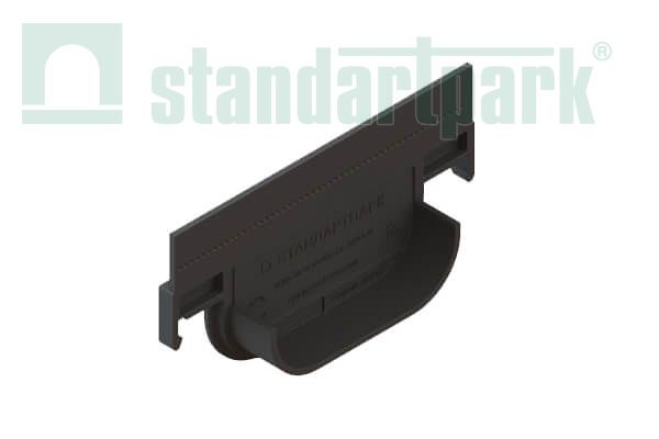 63011-М Заглушка глухая Basic для лотков водоотводных пластиковых 30x156x68