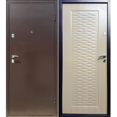 Блок дверной металл Монарх Волна