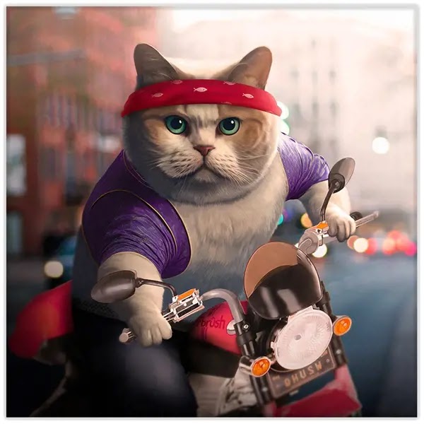 Lm35-14144 Картина Байкер 30х30 см.