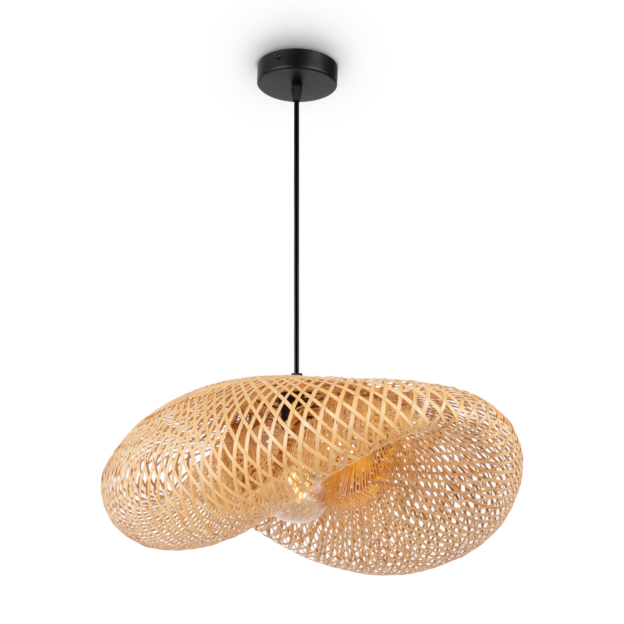 FR5243PL-01BR9 Светильник подвесной Freya Wavy, бежевый 1хЕ27х60Вт, 4м2