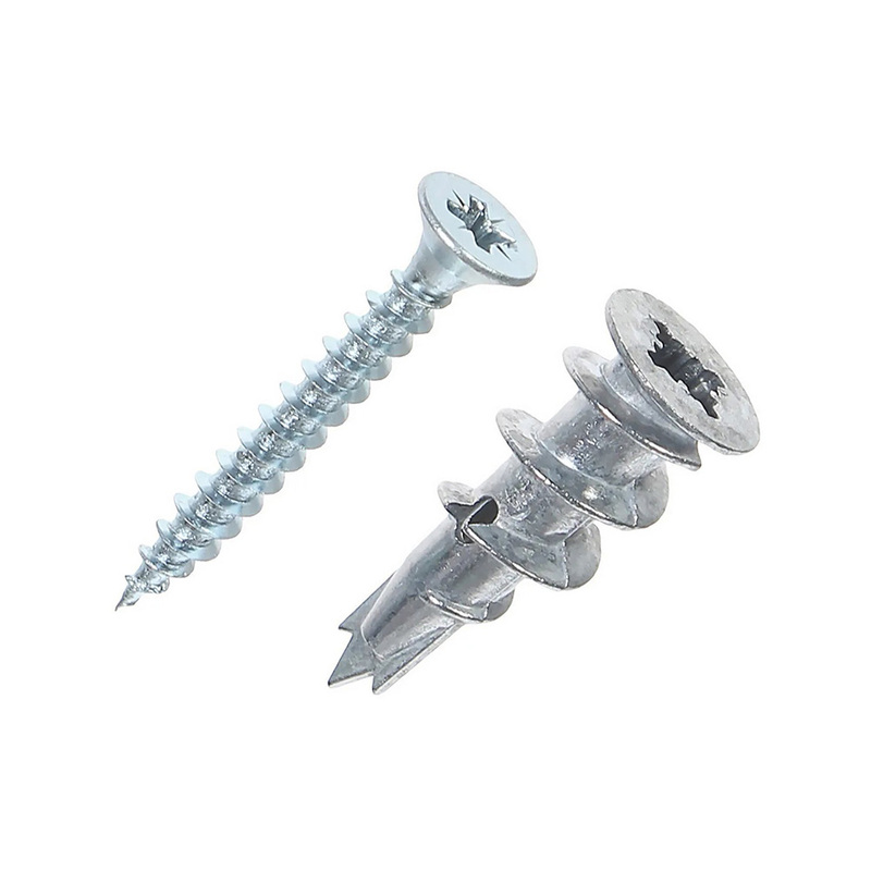 102949 Дюбель DRIVA SPA METAL с шурупом (4 шт) - пакет СФ