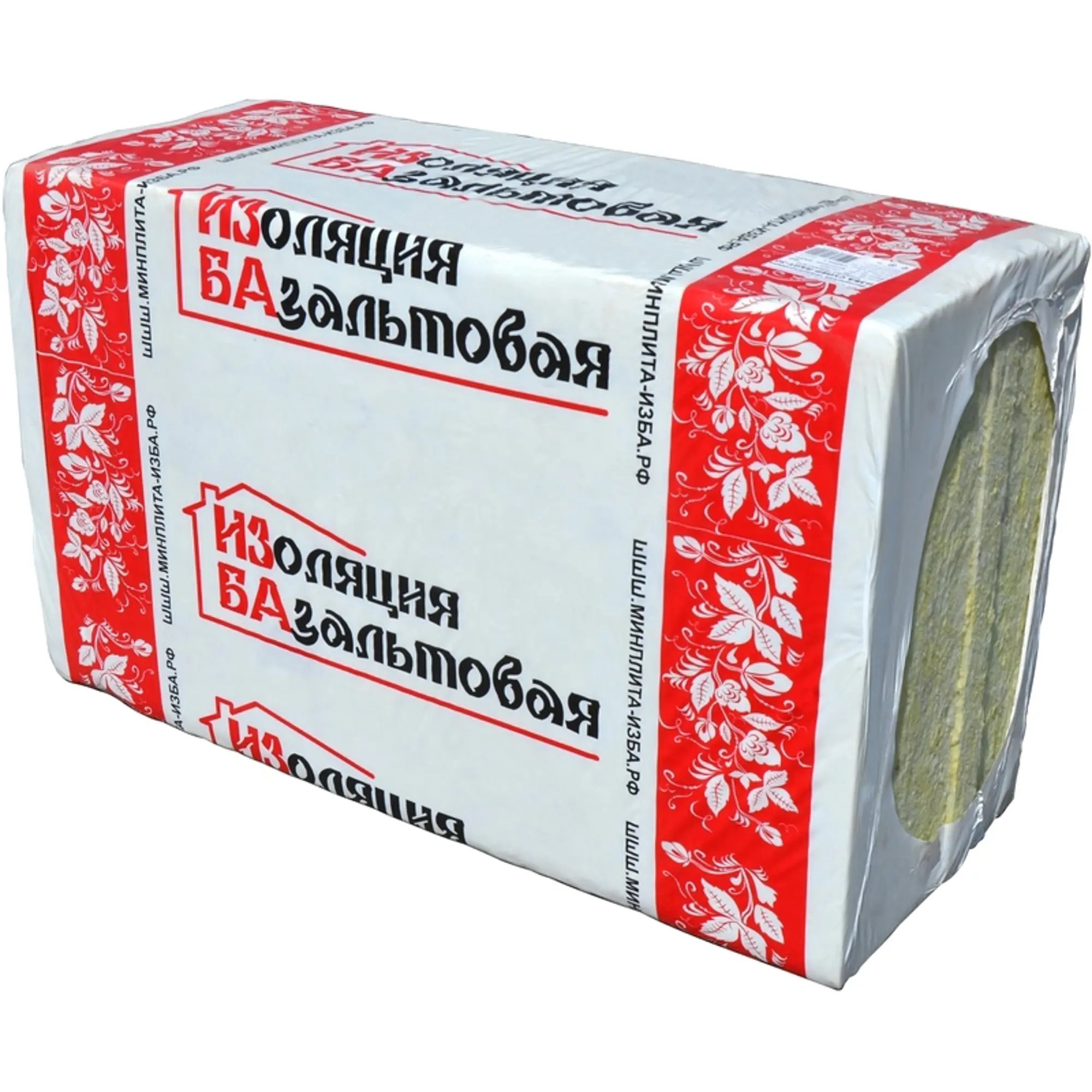 Теплоизоляция ИЗБА Лайт супер 1000х600х50мм 8шт.уп (30кг-м3,4,8м2)