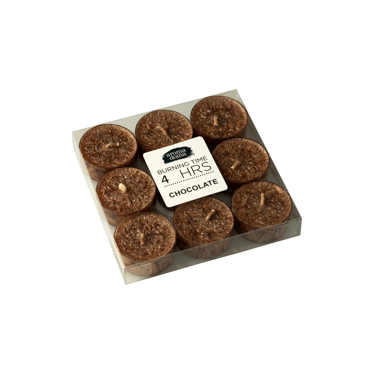 Набор свечей-таблеток Tealight Шоколад 9шт