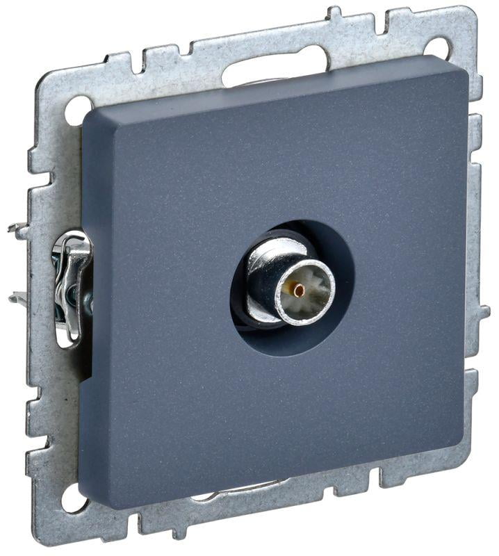 BR-A10-O-K35 Brite маренго Розетка СП TV 1м 10А IEK