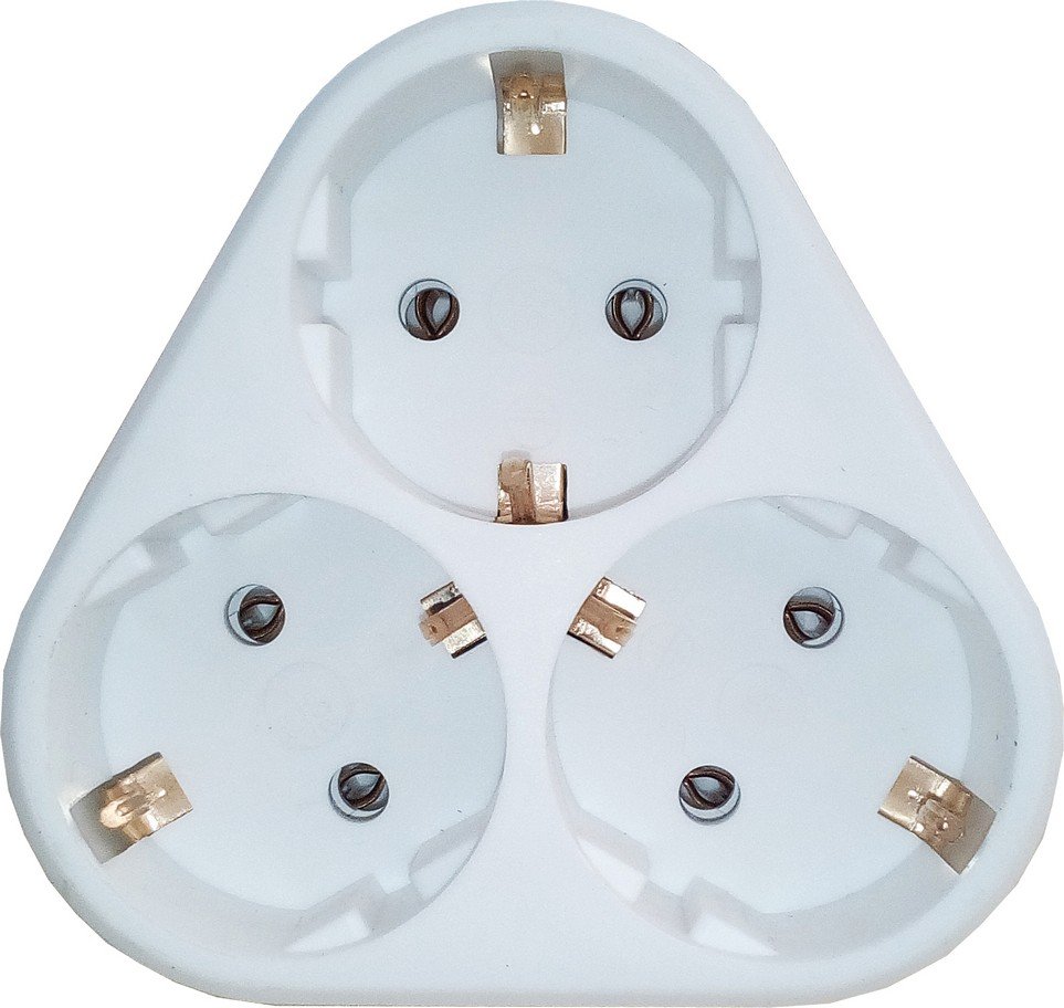 АМ 16-3Е Переходники-разветвители бытовые эл.на напряжение 220В ARTSUN AM 16-3Е -250V MAX 16A