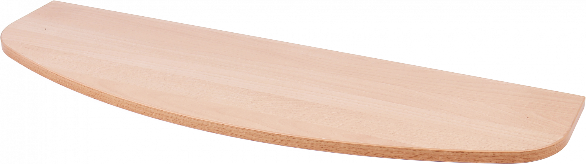 LWBECU825 Полка дерев. фигур. (80х25х1,6 см) бук