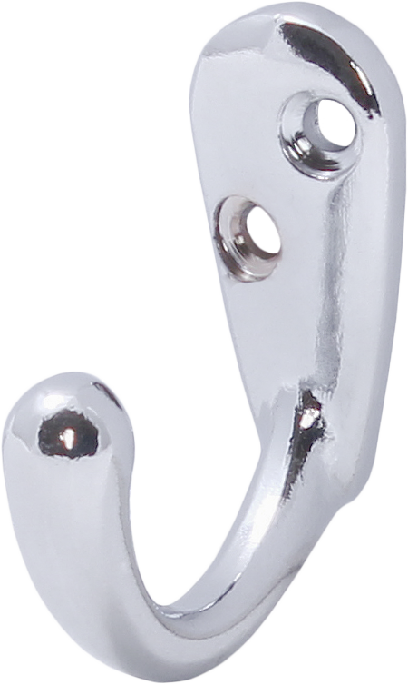 LK0101CH Крючок одинарный, маленький, хром