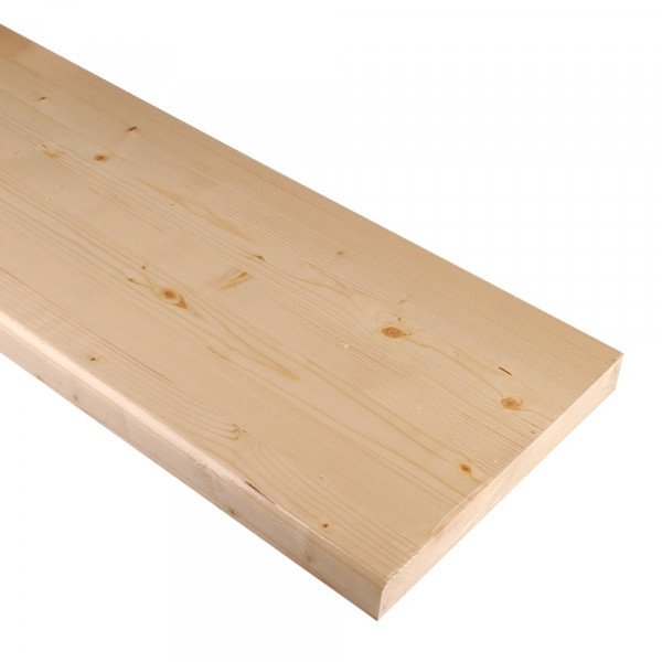 Подоконник 40х300х1900мм сорт АВ (хвоя)