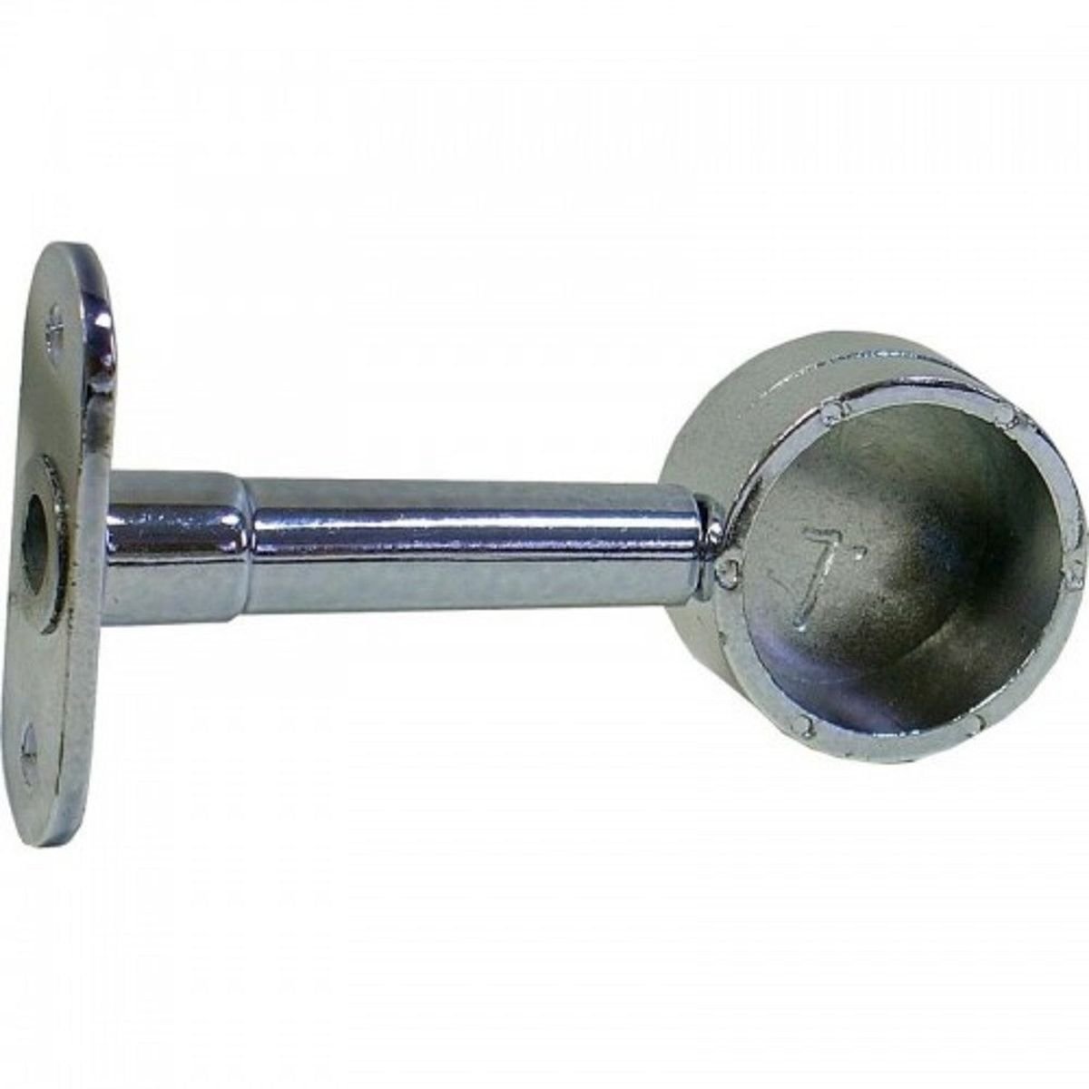 127439 Крепление трубы к стене торцевое усиленное, хром (1 шт) Tech-Krep