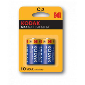 Б0005123 Батарейки Kodak LR14-2BL MAX SUPER Alkaline 2шт