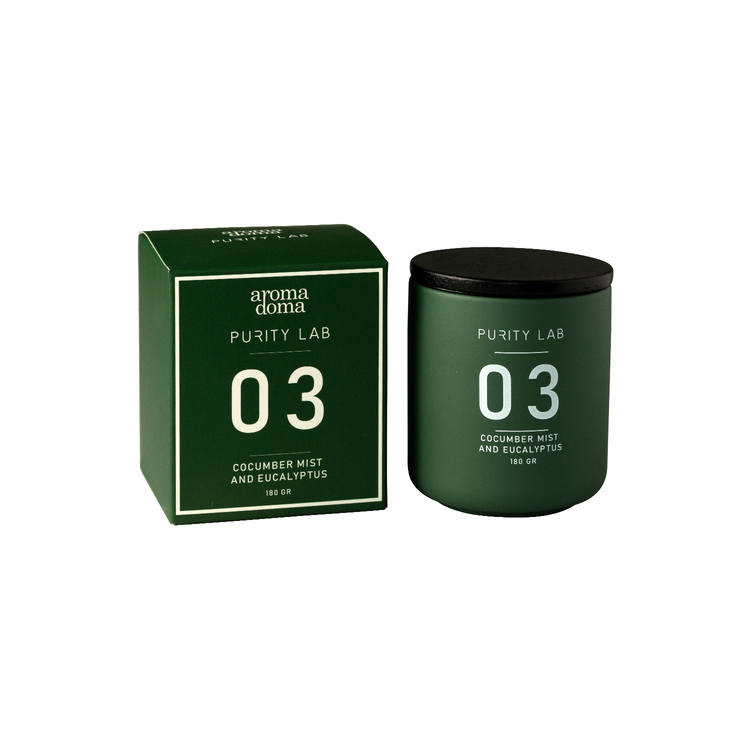 Свеча Purity lab No.3 Огуречная дымка и эвкалипт