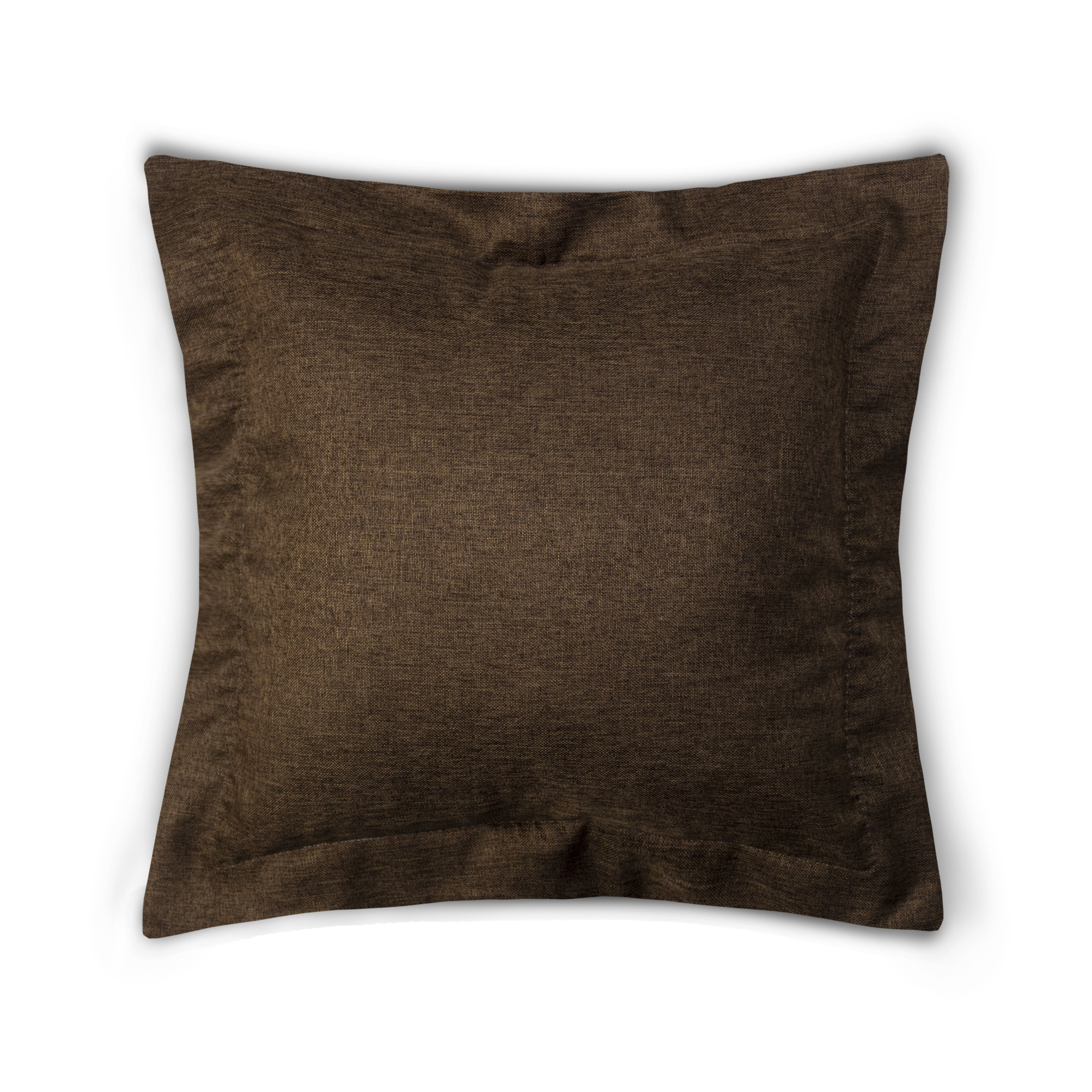 122011630 Подушка декоративная на молнии Dimaut, 50х50, цвет коричневый