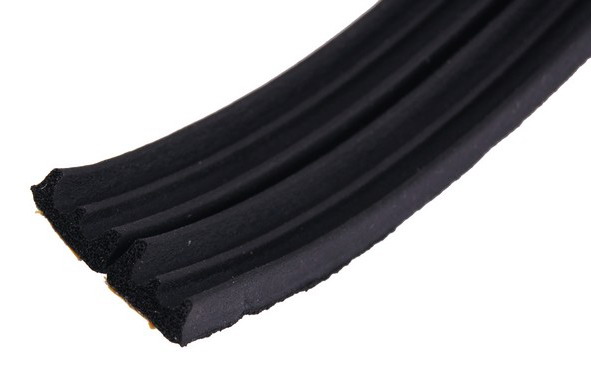 Уплотнитель KIM TEC E-профиль Черный 9х4мм, 150  75мх2 шнура
