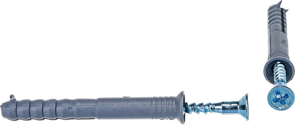 104744 Дюбель-гвоздь 8 х60 потай манжета полипропилен (75 шт) - ведро СФ