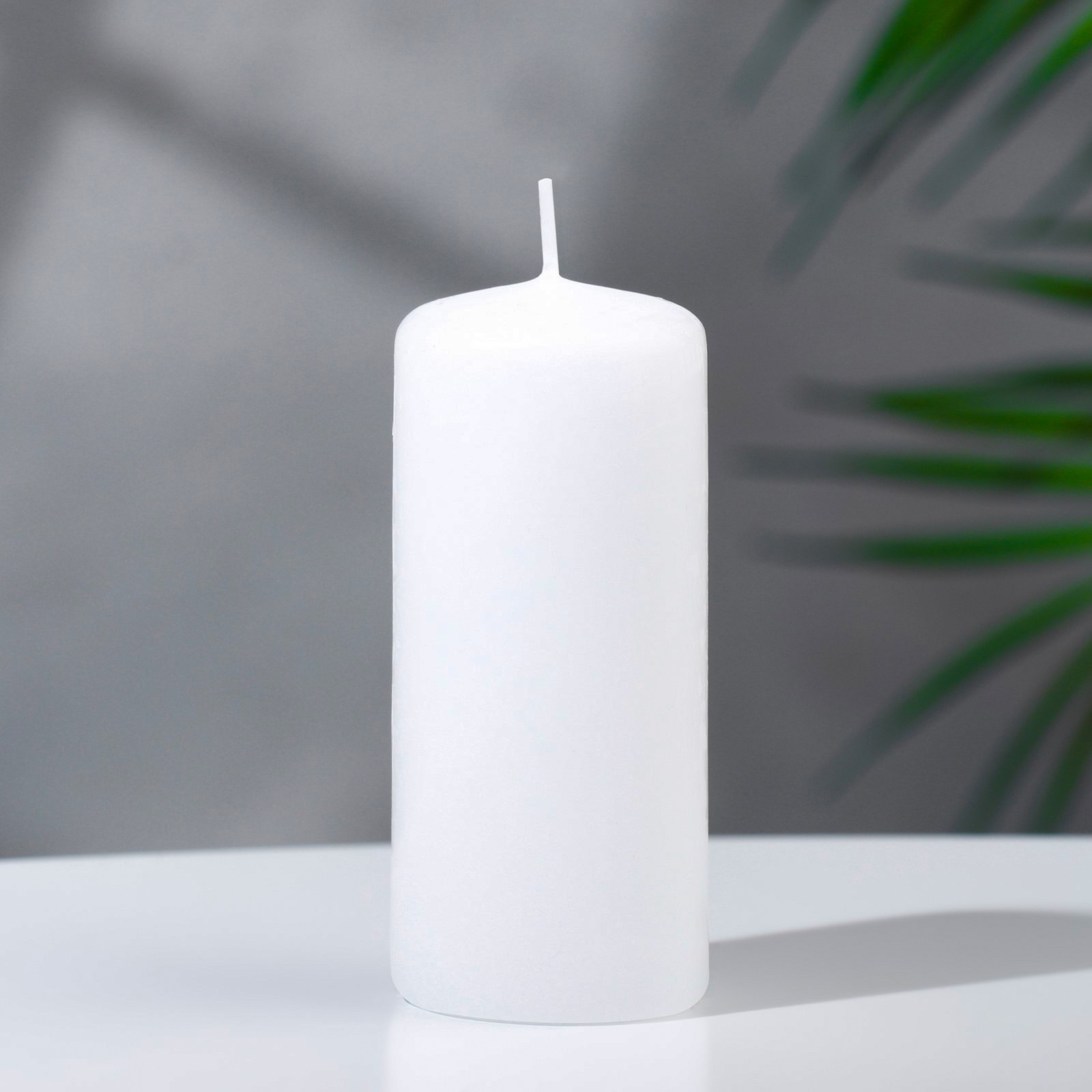Свеча классическая 4х9 см, белая 1192427