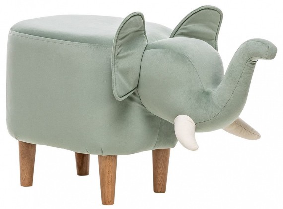 2500000127823 Пуф Leset Slon COMBI Слон 40х95х75см, цвет бирюзовый