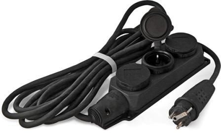 481S-4201. Удлинитель силовой ТМ Союз 10м 3гн 3700 Вт з-к КГ IP-44 10м