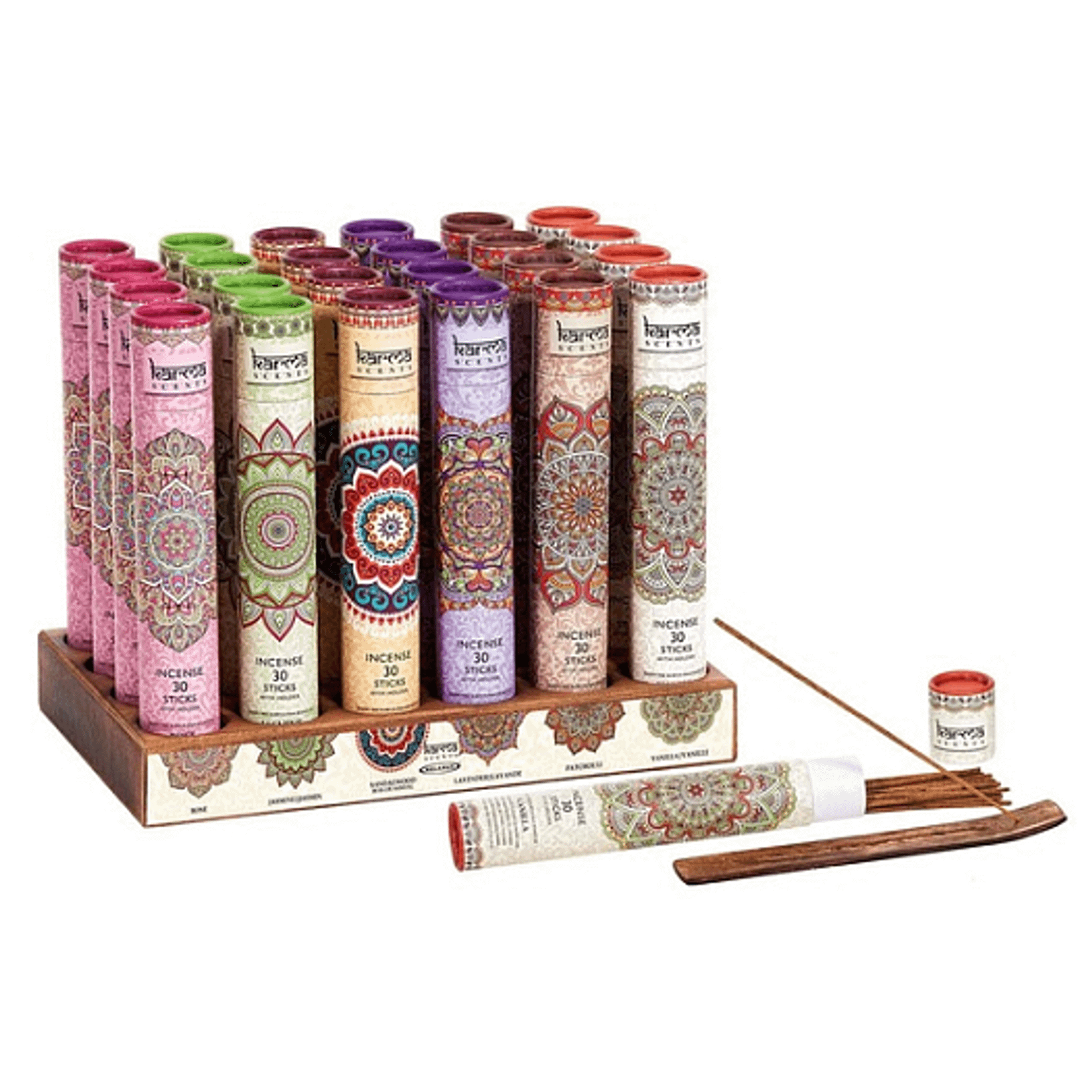 Благовония KARMA SCENTS 30шт. с подставкой